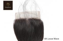 China 16inch Loose Wave Human Hair Bundles With Closure Shedding Free supplier
