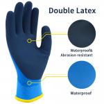 13 Gauge Double Layer Latex Gloves Abrasion Resistant Work Gloves OEM ODM