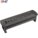 double universal power interface used in office room  manual flip up socket  MK6204