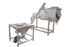 China 2000L/Time SS304 3kw Dry Powder Drum Blender Machine supplier