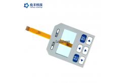 China Customized Design LED Membrane Switch , LGF LED Membrane Keypad supplier