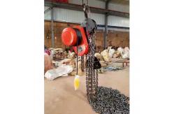 China Customized Simple Electric Lifting Hoist 2 Chain Falls For Tank Construction supplier
