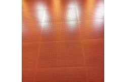 China Sound Proofing Acoustic Perforated Ceiling Wall Covering Boards Orange supplier