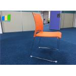 Polypropylene Plastic Office Visitor Chair Customized Stackable Training Chairs