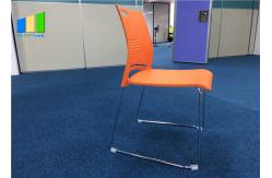 China Polypropylene Plastic Office Visitor Chair Customized Stackable Training Chairs supplier