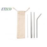 Easy Care Extra Wide Straws For Smoothies , Reusable Bubble Tea Straw