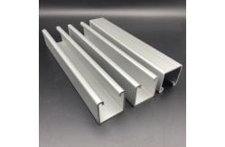 China Custom Aluminum Unistrut Channel 41x21 3m 6m Aluminum C Profile supplier
