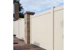 China Garden White Vinyl Fence Panels 6x8 PVC Privacy Fence Durability supplier