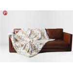 Classical King Size Comforter snow Leopard Grain Print Plush Faux Fur Mink Throw Blanket for sale
