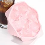 BPA Free 6 Holes Silicone Ice Ball Mold With Funnel for sale
