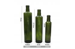 China Black Screw Cap Glass Olive Oil Bottle Steel Pourer Customized Capacity supplier