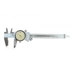 0-150mm Metal Casing Dial Caliper with 0.02mm Graduation Measuring Device for sale