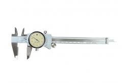 China 0-150mm Metal Casing Dial Caliper with 0.02mm Graduation Measuring Device supplier