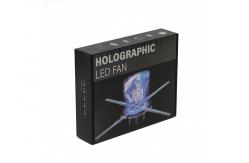 China LED Holographic Image Projector Remote Control 3D Fan Projector supplier