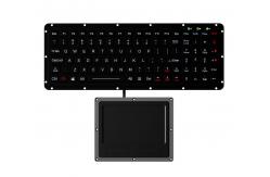 China Rugged EMC Keyboard Lightweight With Touchpad Backlight Military Keyboard supplier