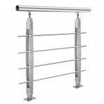 Premium Polished Stainless Steel Guardrail For Long Lasting Protection for sale