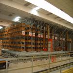Blue AS/RS System Upright Column Steel Automated Racking Solutions