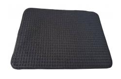 China All Polyester Foldable Kitchen Microfiber Dish Drying Mat Reversible Table Mat supplier