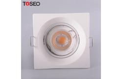 China DC12V Square Cob LED Downlight Fixed Recessed LED Kitchen Ceiling Lights supplier