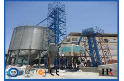 China Insulated Sealed Paddy Rice Storage Silos For Flour Mill / Farm 468CBM supplier