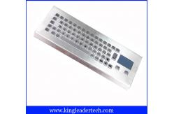 China IP65 Rugged Mini Industrial Desktop Keyboard Metal With Touchpad supplier