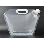 Foldable Resealable Stand Up Pouches  5 / 10 Liter With Portable Handle for sale