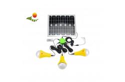China 5200mah Li Battery Solar Home Lighting System With 3PCS 3W Bulbs supplier
