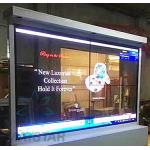 Indoor Outdoor Mini OLED Display / Glass Transparent Video Display for sale