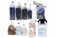 China TPCH 0.07mm PE Plastic Drawstring Storage Bags For Clothes supplier