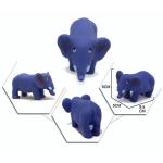Elephant Vinyl Rubber Bath Toys , Squeezing Rubber Ducks Custom Color for sale