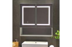 China Smart Mirror with Bluetooth and LED Lighted Rectangle Medicine Cabinet supplier