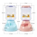 Wet Food Automatic Cat Feeder Bowl With PP Straw Material 3.8L