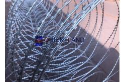 China Rapid Development Concertina Coil Fencing / Triple Strand Prison Wire Fence supplier