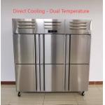 China Easy To Read Commercial Kitchen Fridge Freezer Hidden Handle 1600L 220V for sale