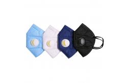 China High Efficiency N95 Face Mask Skin Friendly With Protective Breather Valve supplier