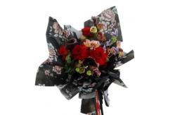 China Waterproof Fragrant Rose Art Paper Flower Packaging Paper supplier