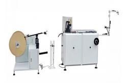 China Twin Loop Ring  Spiral Forming Machine Automatic Binding Material Nylon Coated supplier