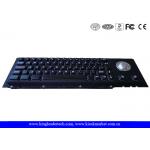 Custom Dust-Proof Black Metal Keyboard 63 Keys With Panel Mount for sale
