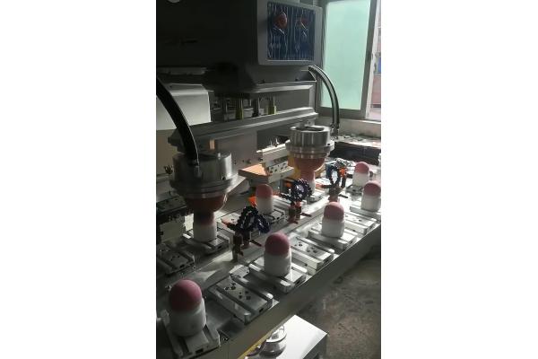 U Shaped Turntable EV Shell Semi Automatic Printing Machine With Cylinder Driven