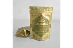 China 5oz 50mg Cbd Gummies Pouch VMPET Stand Up  Pouch supplier