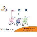 New Style Plastic Supermarket Shopping Trolley Kids Ride With Toy for sale