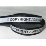 ODM Debossed Soft Waistband Elastic Polyster Webbing For Boxer , Headband