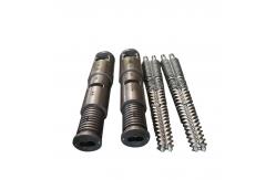 China Conical Twin Screw Barrel For UPVC Plastic Pipe Machine supplier