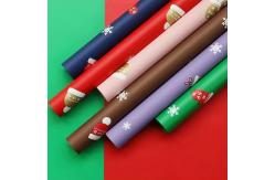 China Christmas Gift Flower Wrapping Paper 58cm X 58cm 20 Sheets In Bag supplier