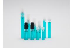 China 3ml Empty Mini Plastic Perfume Bottle Tester With Clear Atomizer Spray Pump supplier