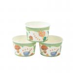Food To Go Paper Food Bowls 600ml Soup Box Container Portable Salad Bowl PLA Coated for sale