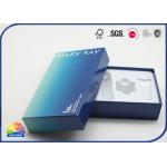 Custom Printing Paper Gift Box Special Eco Friendly Blue With PET Foam