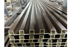 China Wood Substitute WPC Composite Panel Cladding Laminated Louver supplier