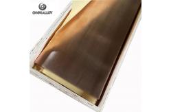 China 540 X 540X 2340mm Beryllium Copper Plates CuBe2 C17200 For Electrical Switch supplier