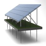 Screw Pile Solar Panel Ground Mounting Systems Wide Application for sale